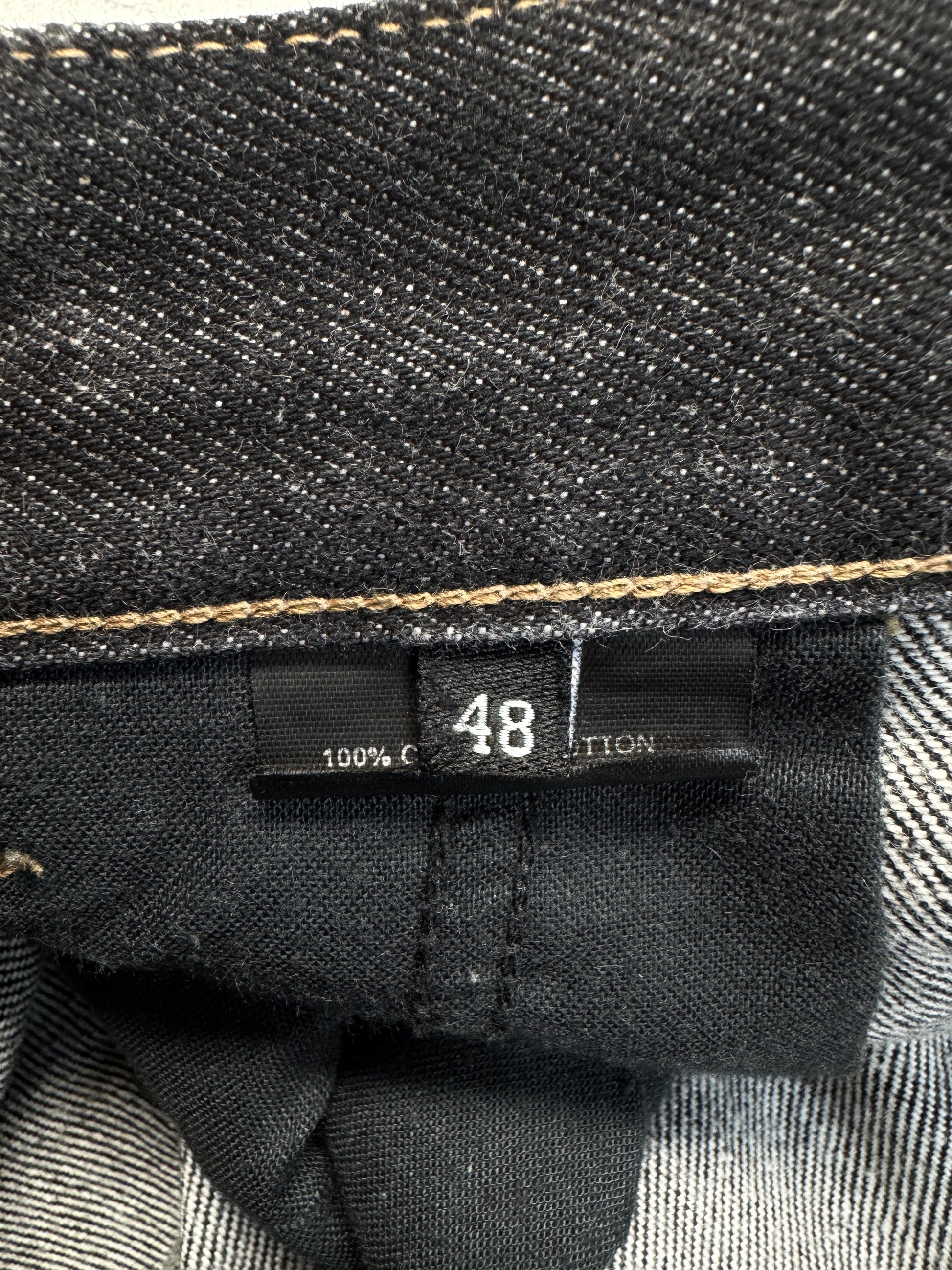 00s Gucci Jeans Selvedge Schwarz 48 - RareRags