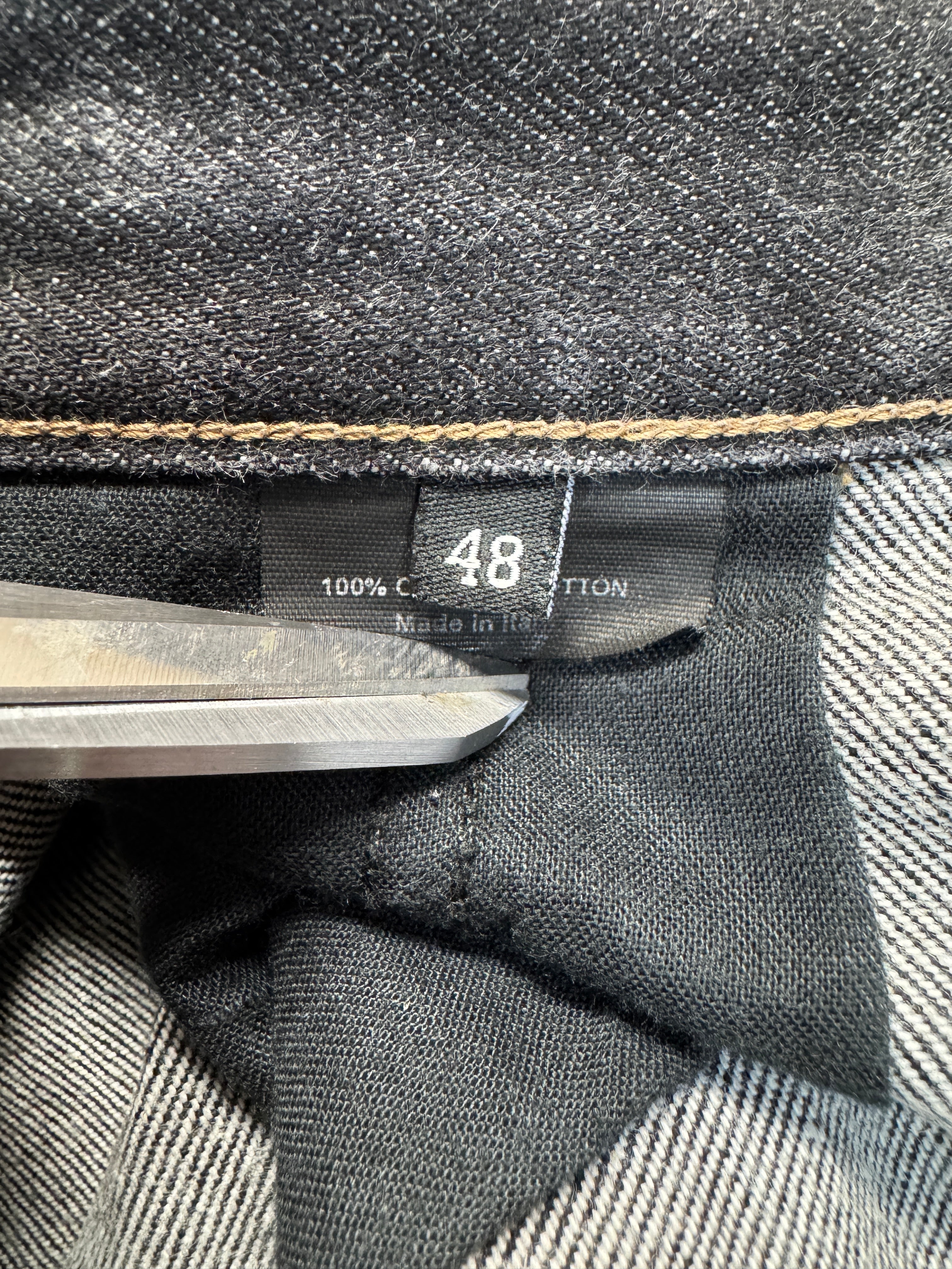 00s Gucci Jeans Selvedge Schwarz 48 - RareRags