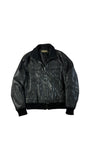 Vintage Iceberg Jacke 90s Lederlook Glänzend/Shiny Schwarz 50/L