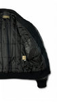 Vintage Iceberg Jacke 90s Lederlook Glänzend/Shiny Schwarz 50/L
