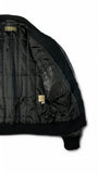 Vintage Iceberg Jacke 90s Lederlook Glänzend/Shiny Schwarz 50/L