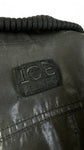 Vintage Iceberg Jacke 90s Lederlook Glänzend/Shiny Schwarz 50/L