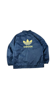 Vintage Adidas Jacke 90s Outdoor Big Trefoil Dunkelblau D5 M-L