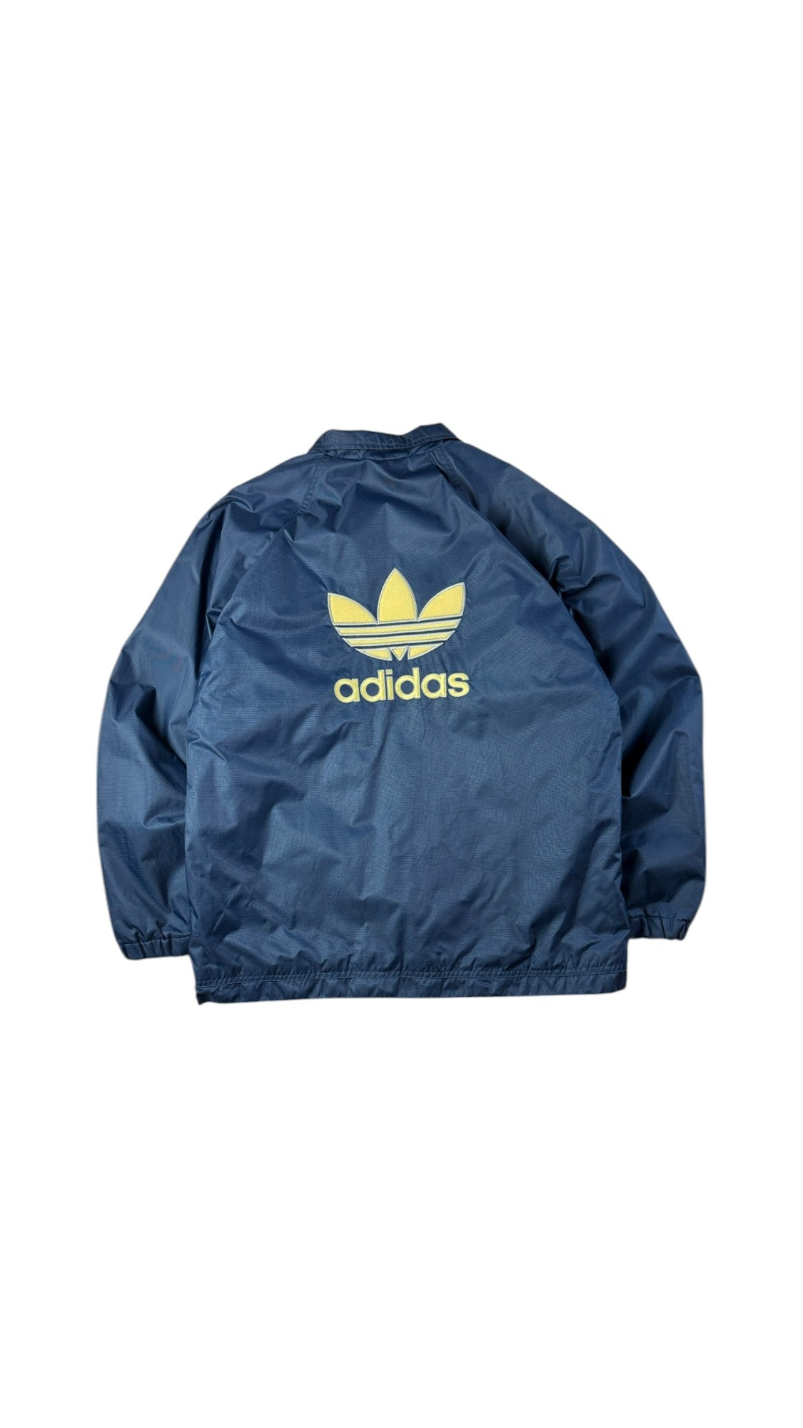 Vintage Adidas Jacke 90s Outdoor Big Trefoil Dunkelblau D5 M-L