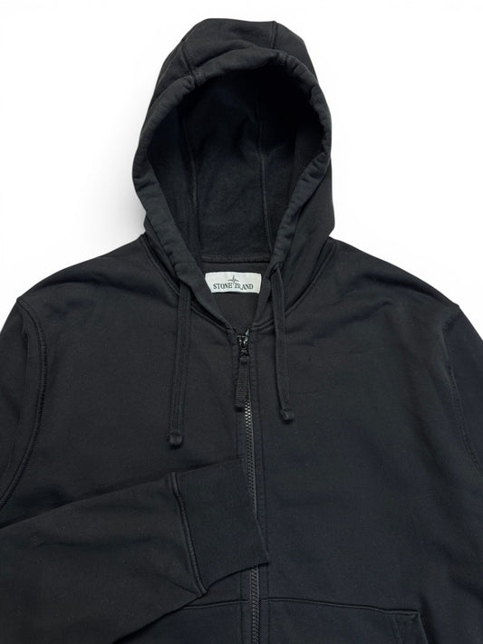 SS21 Stone Island Full Zip Hoodie Schwarz L