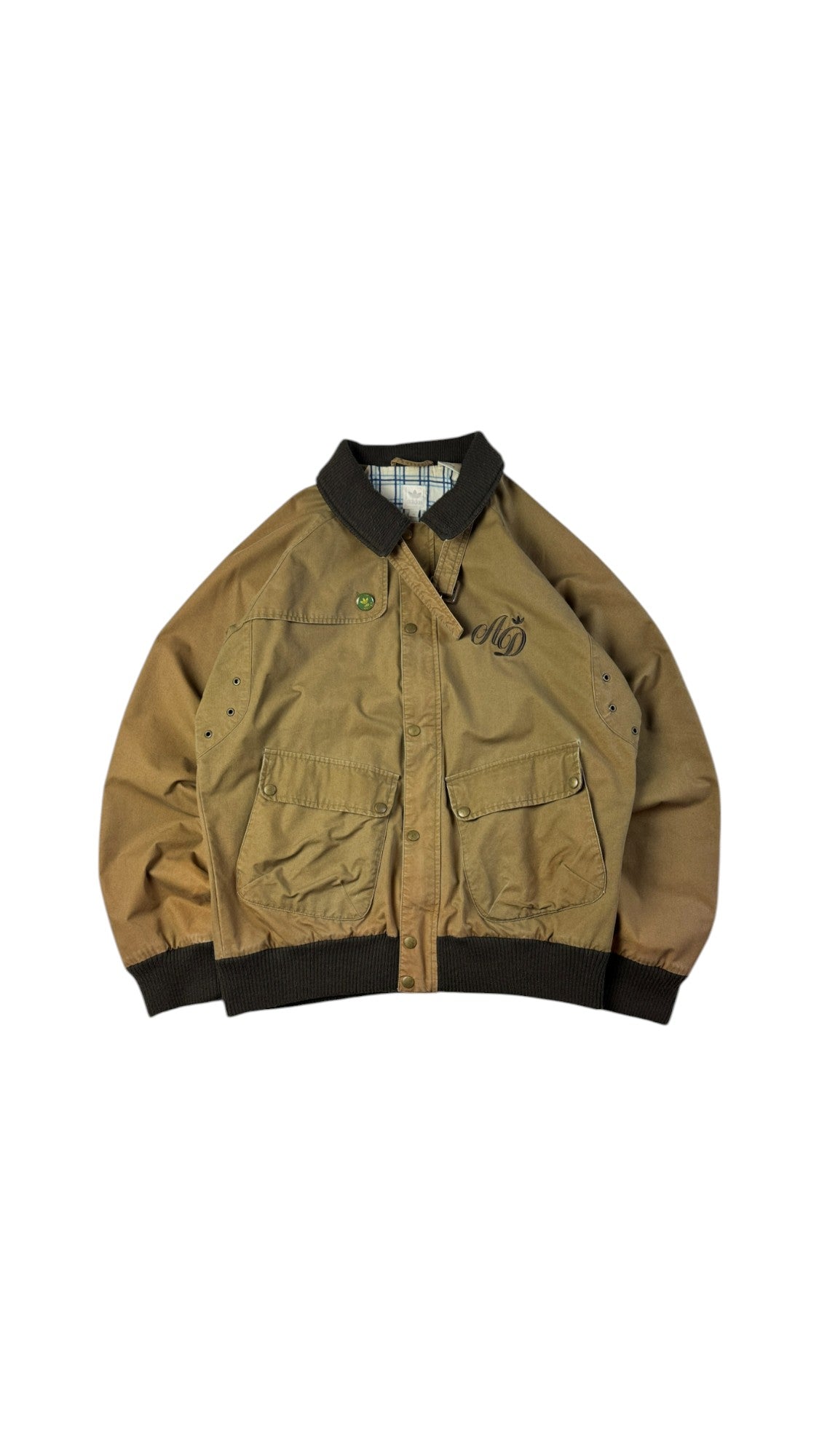Adidas Blouson 00s Sample "AD"-Stickerei Braun 50 M