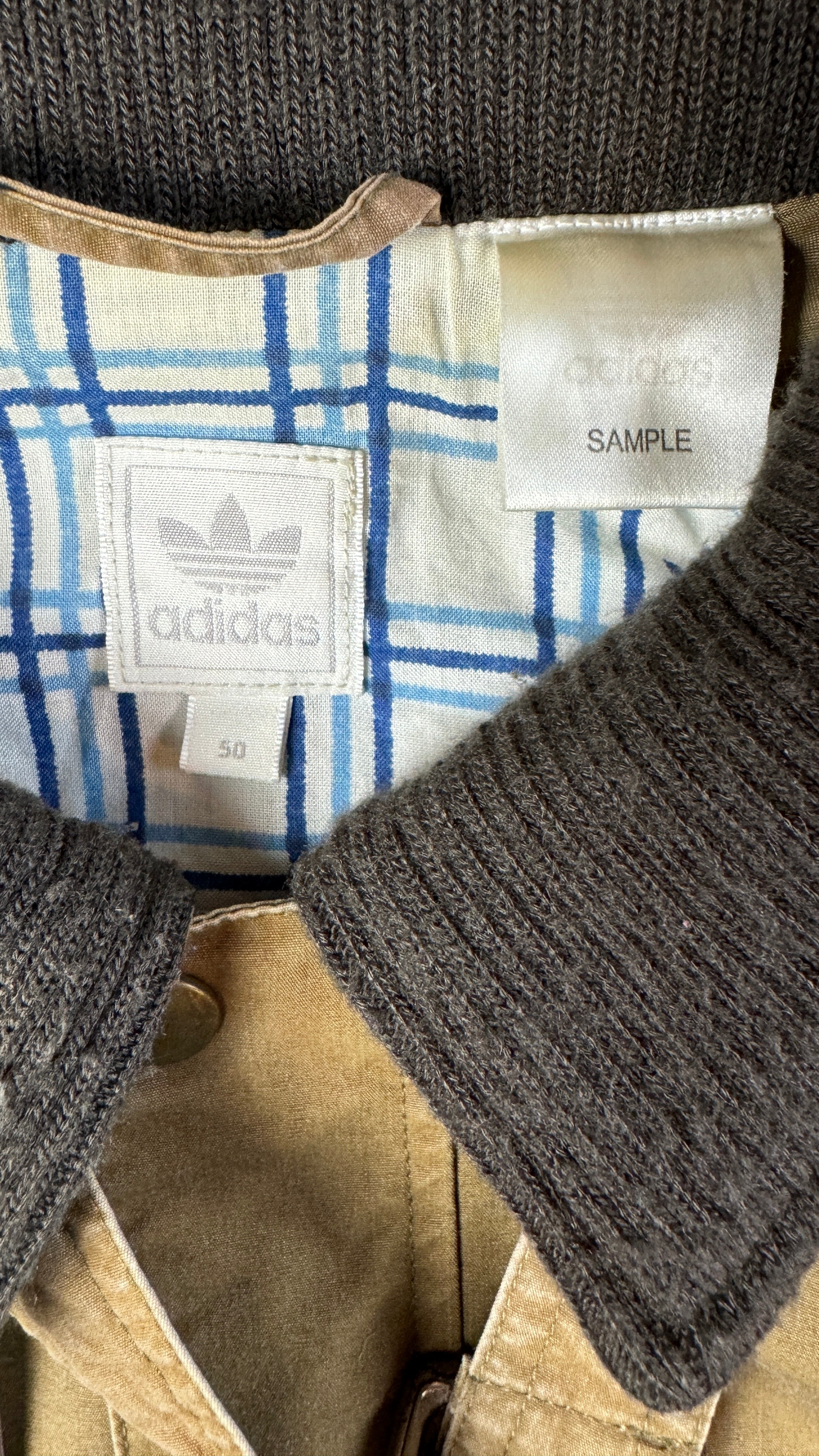 Adidas Blouson 00s Sample "AD"-Stickerei Braun 50 M