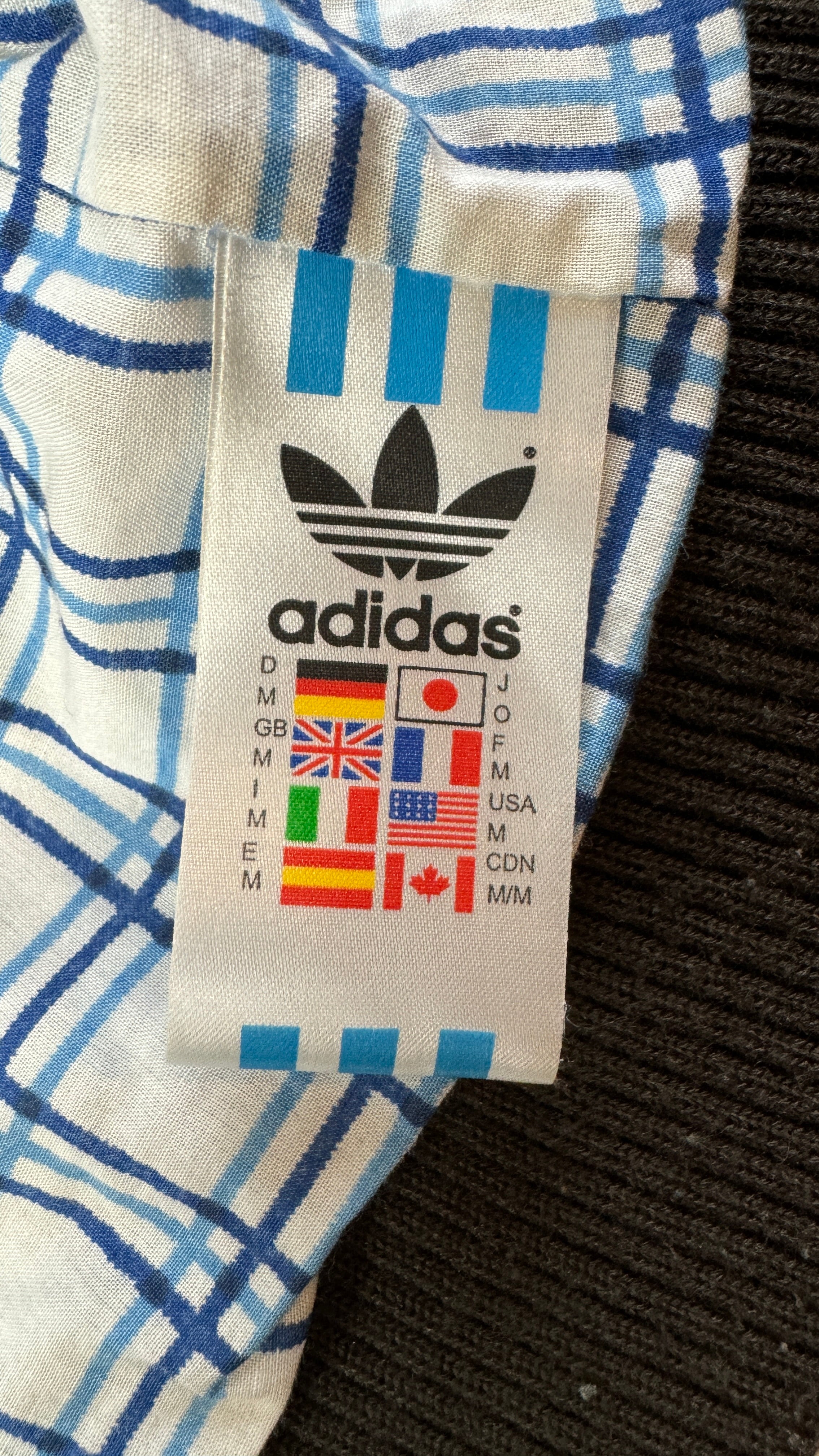 Adidas Blouson 00s Sample "AD"-Stickerei Braun 50 M