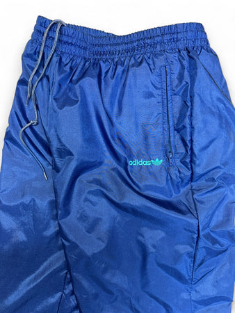 90s Adidas Jogginghose Nylon Basic Dunkelblau D8 XL