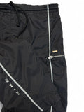 90s Nike Trackpants Side Zip Pocket Schwarz M