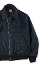 Iceberg Blouson 00s Schurwolle Lampo Zip Made In Italy Dunkelblau 48/M