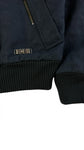 Iceberg Blouson 00s Schurwolle Lampo Zip Made In Italy Dunkelblau 48/M