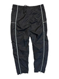 90s Nike Trackpants Side Zip Pocket Schwarz M