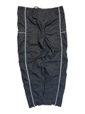 90s Nike Trackpants Side Zip Pocket Schwarz M