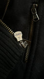Iceberg Blouson 00s Schurwolle Lampo Zip Made In Italy Dunkelblau 48/M