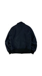 Iceberg Blouson 00s Schurwolle Lampo Zip Made In Italy Dunkelblau 48/M