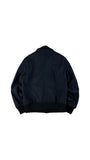Iceberg Blouson 00s Schurwolle Lampo Zip Made In Italy Dunkelblau 48/M