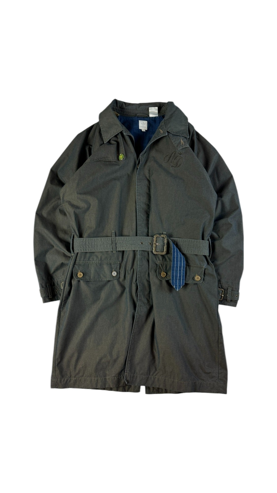Adidas Trenchcoat 00s Sample Khaki M