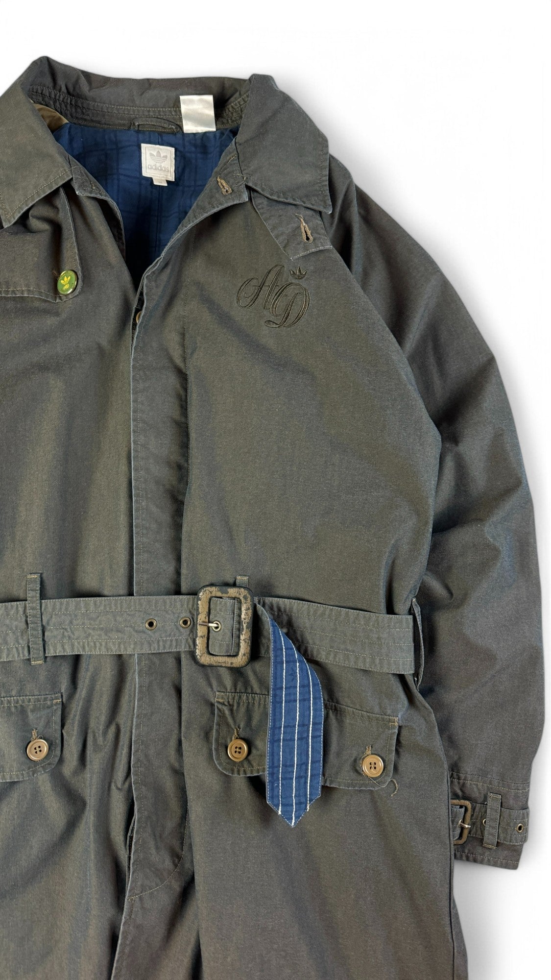 Adidas Trenchcoat 00s Sample Khaki M