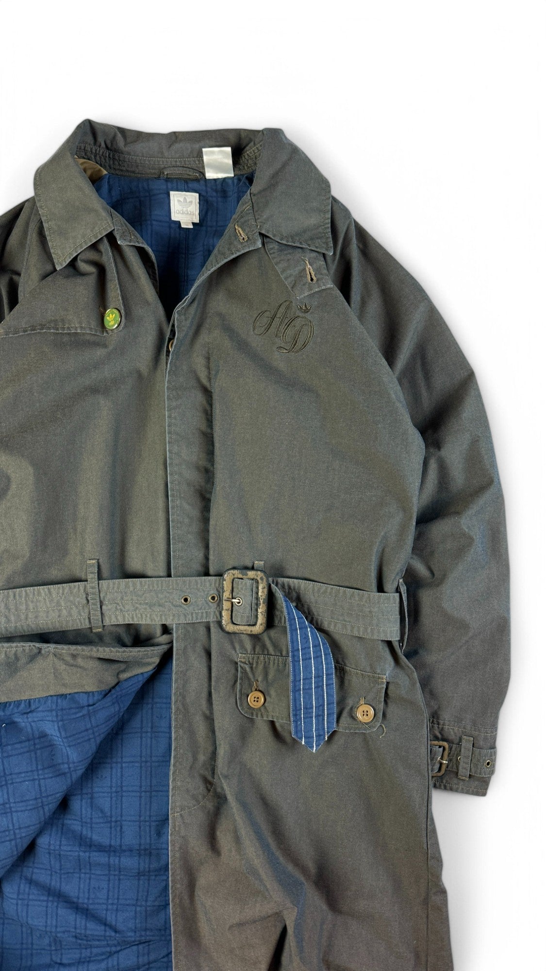 Adidas Trenchcoat 00s Sample Khaki M