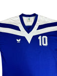 Vintage Erima Trikot #10 Tactel Mikrofaser Blau Weiß XL