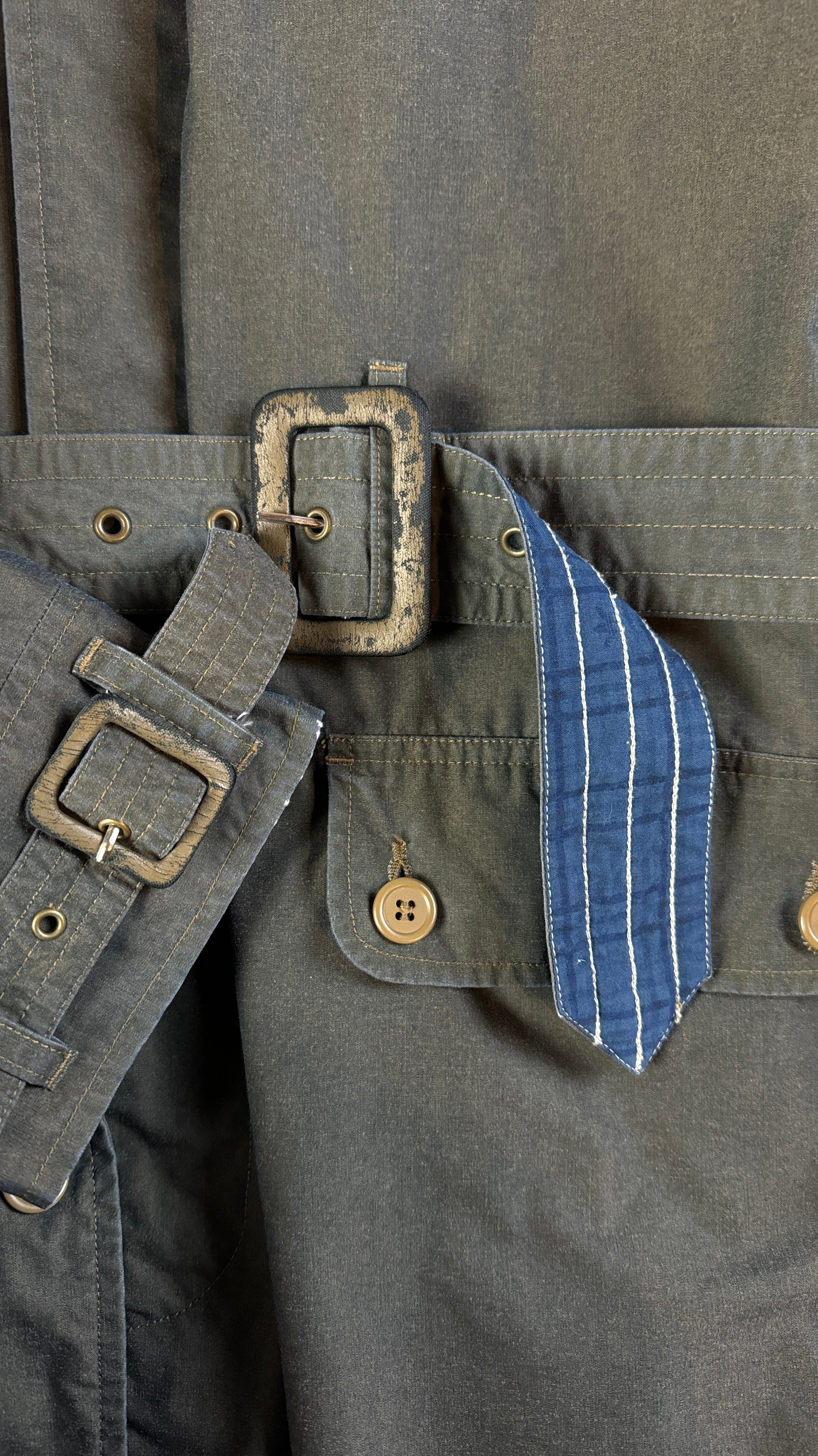 Adidas Trenchcoat 00s Sample Khaki M