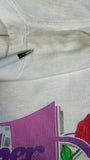 Vintage ShorHillsTee Shirt 90s "Number1Mom" Single Stitch Trashed Weiß L