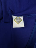 Vintage Erima Trikot #10 Tactel Mikrofaser Blau Weiß XL