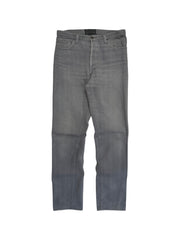 90s Versace Jeans Signature Hose Made In Italy Gestreift Grau M-L
