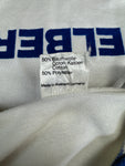 Vintage Erima Trikot Langarm 80s #7 Geschwister Scholl Gymnasium Made In West Germany Weiß Blau L