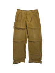 90s Brioni Cordhose Wide Leg Braun 56/XL-XXL - RareRags