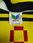 Vintage Erima Trikot 80s #2 Württembergische Versicherung Made In West Germany Gelb Schwarz L
