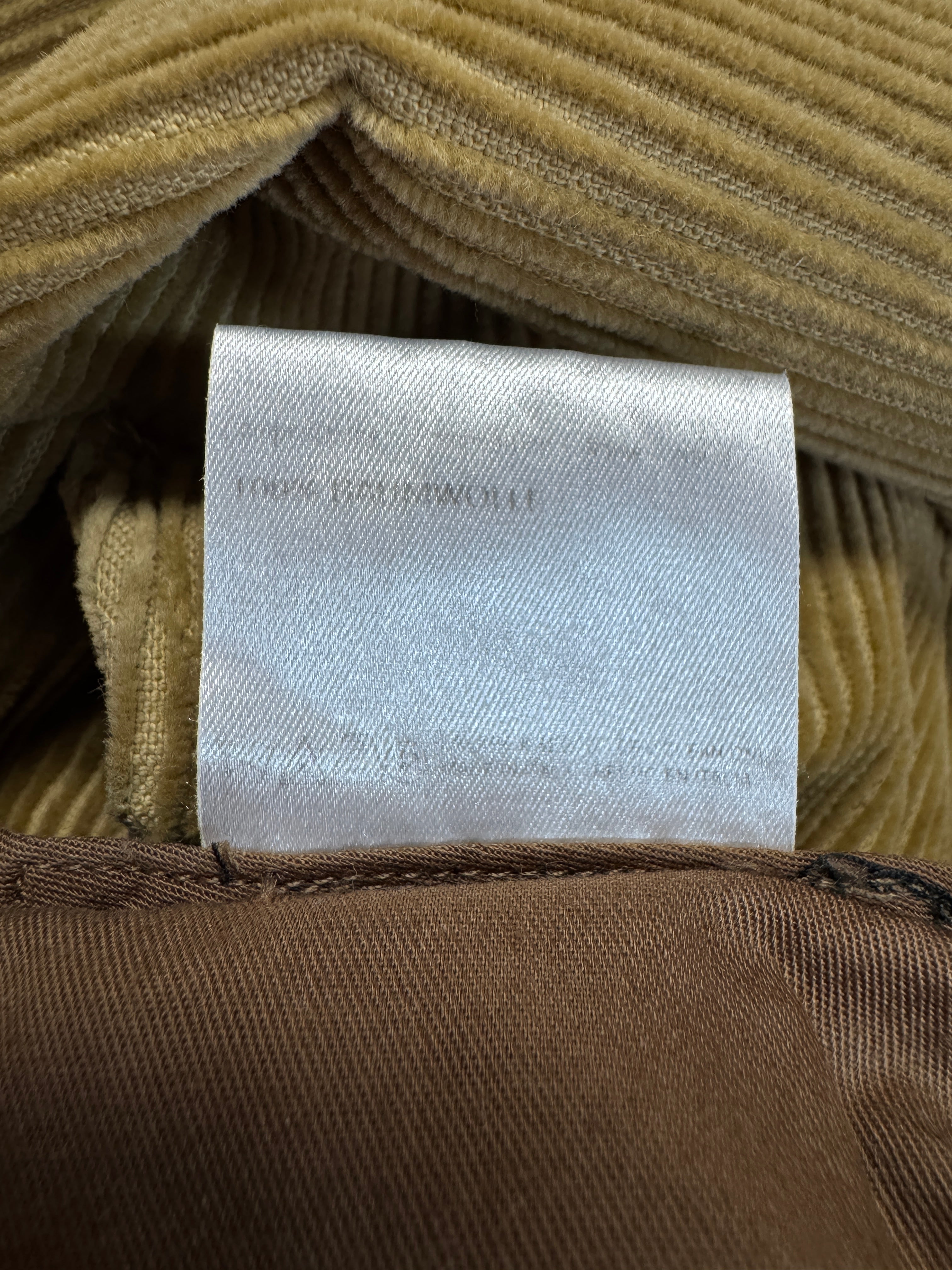 90s Brioni Cordhose Wide Leg Braun 56/XL-XXL - RareRags