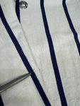 Vintage Palme Trikot 70s Langarm #10 Gestreift Weiß Blau M