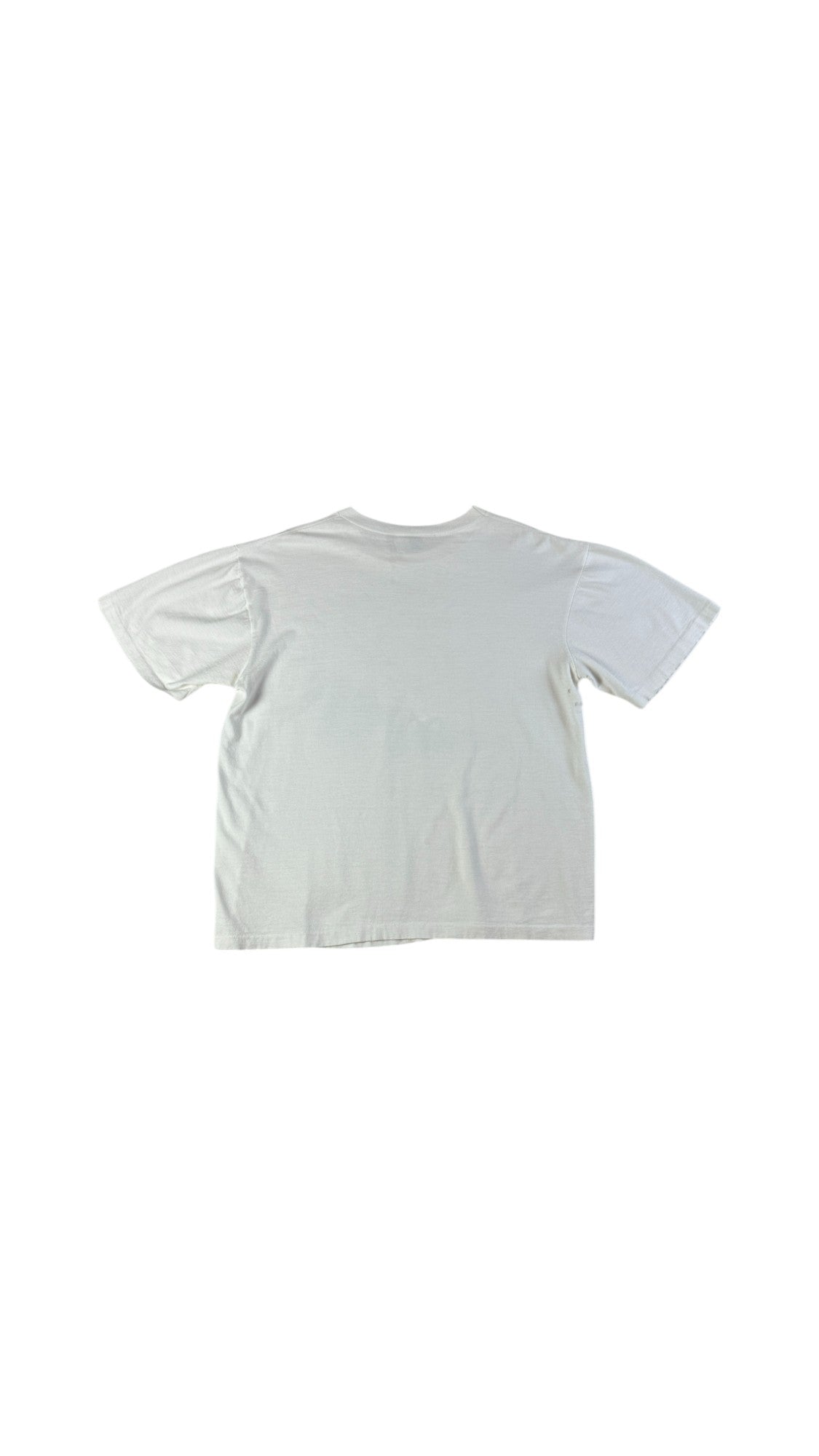 Vintage Waves Shirt 90s Rose Single Stitch Weiß M - RareRags