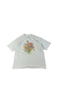 Vintage Art Shirt 1995 Marjolein Bastin Flower Bouquet Single Stitch Sleeve Made In USA Weiß XL