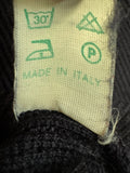 1982 C.P. Company Shawl Neck Knit Sweater Made In Italy Dunkelblau L-XL - RareRags