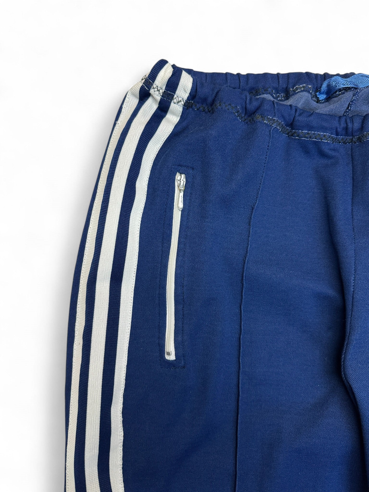 80s Adidas Jogginghose Single Pocket Made In Hong Kong Dunkelblau M