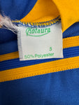 Vintage Kotaura Trikot Template 80s Made In GDR Blau Gelb (5) M