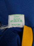 Vintage Kotaura Trikot Template 80s Made In GDR Blau Gelb (5) M
