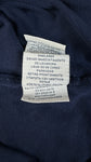 90s Ralph Lauren Poloshirt Big Pony Talon Zip Custom Fit Dunkelblau L