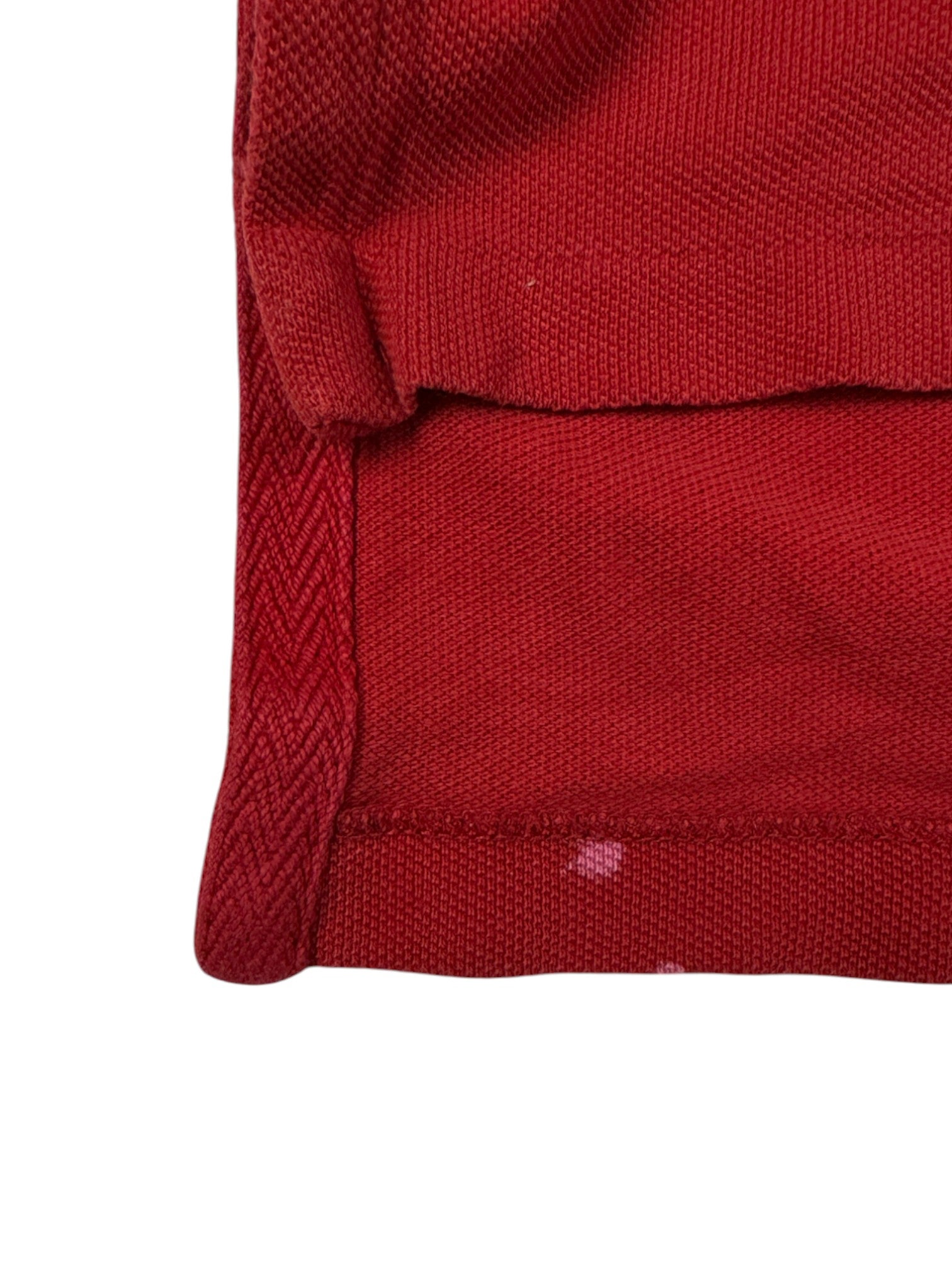 90s Ralph Lauren Poloshirt Crest Logo Custom Fit Rot M