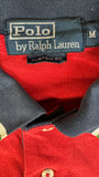 90s Ralph Lauren Poloshirt Crest Logo Custom Fit Rot M