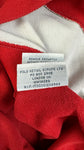 90s Ralph Lauren Poloshirt Crest Logo Custom Fit Rot M
