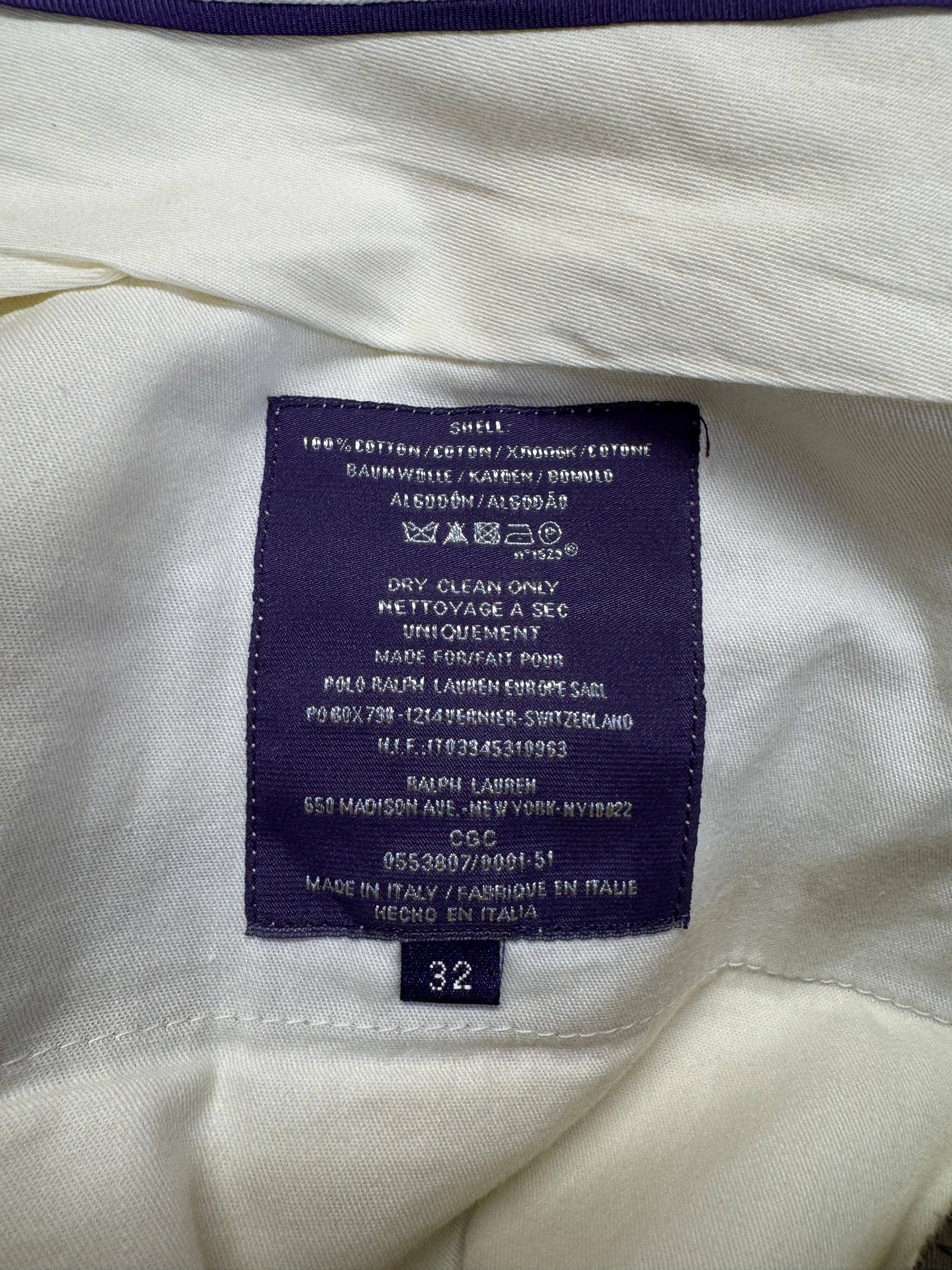 Ralph Lauren Purple Label Chino Beige/Khaki 32 - RareRags