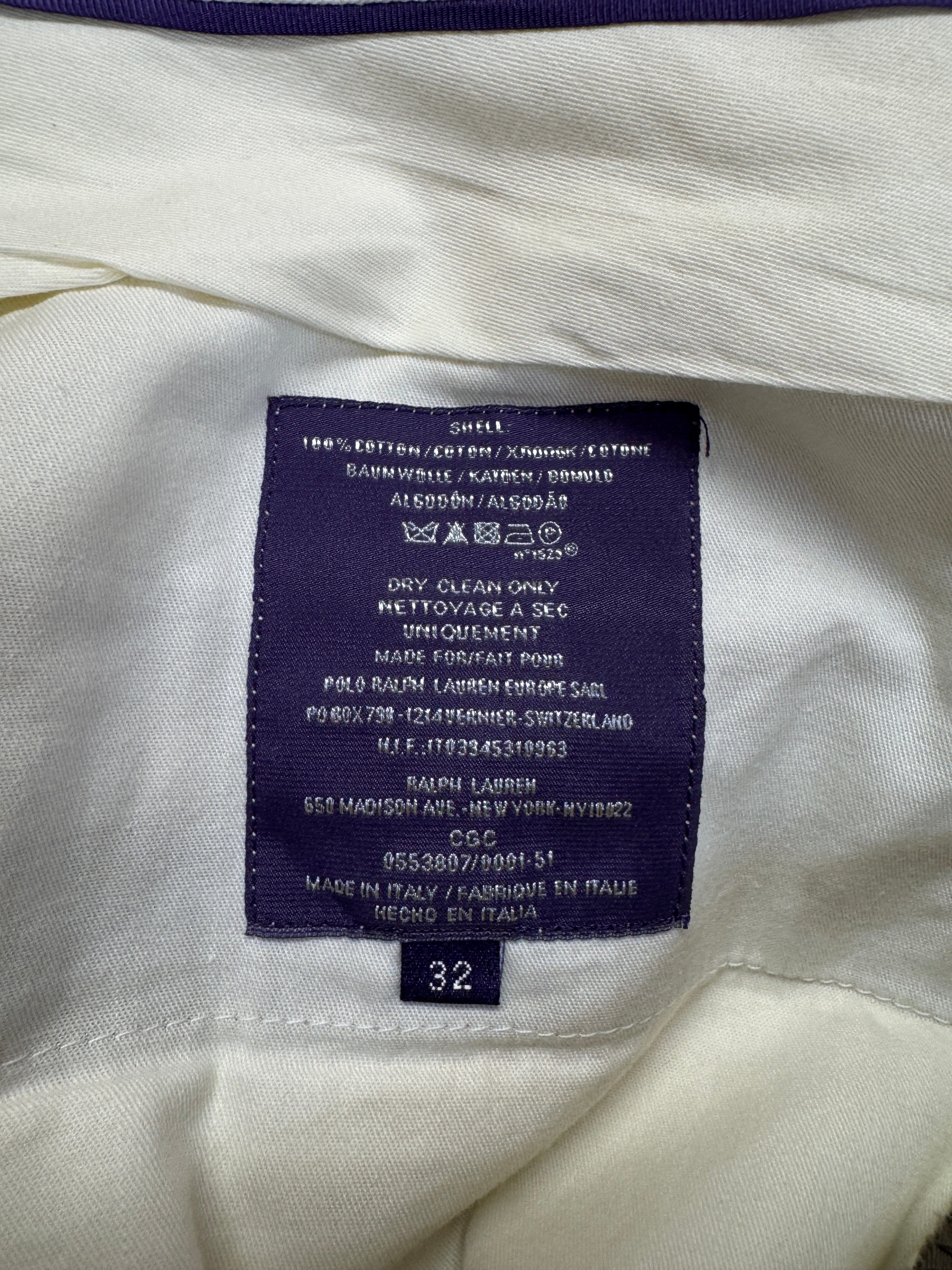 Ralph Lauren Purple Label Chino Beige/Khaki 32 - RareRags
