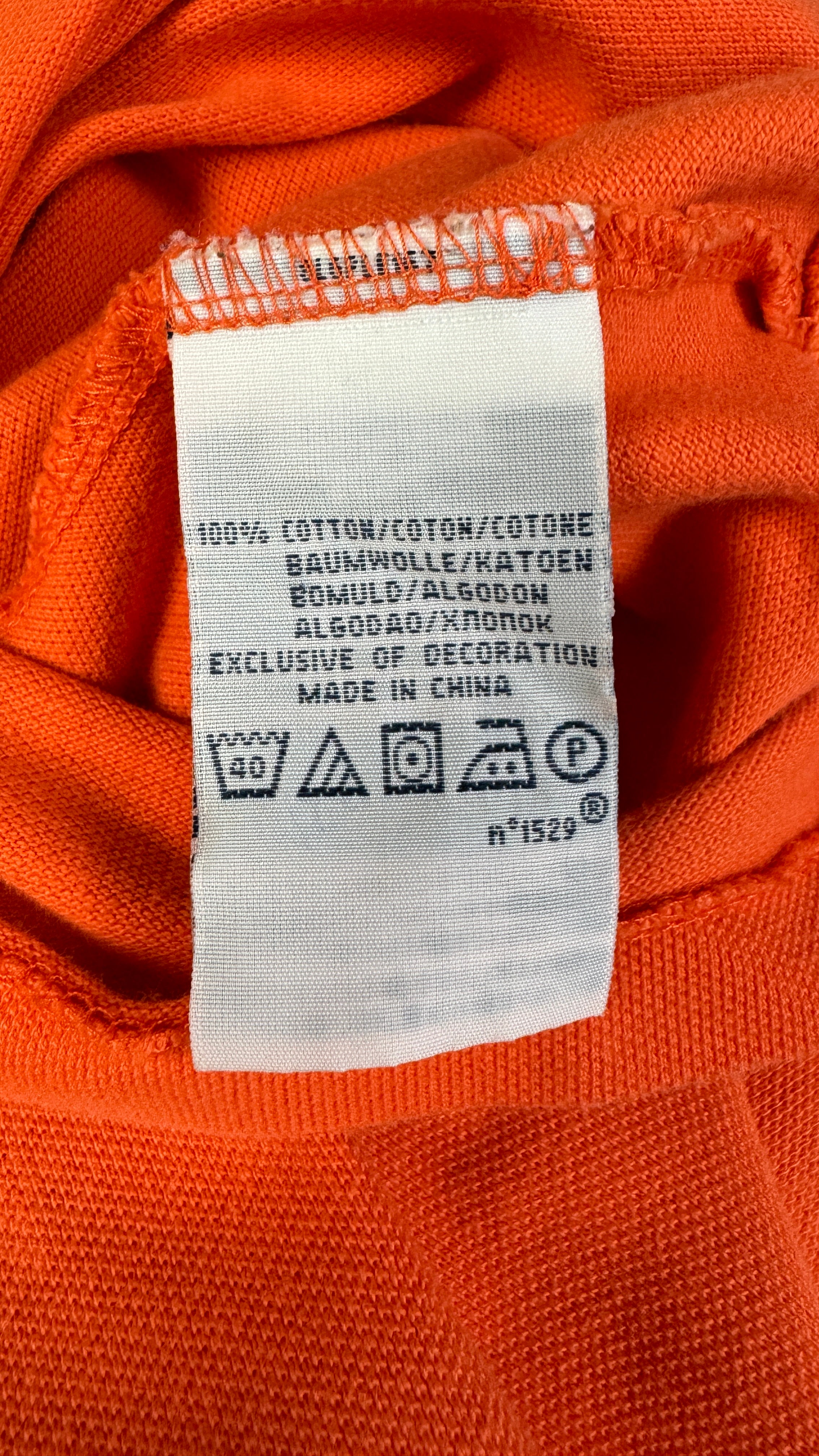 90s Ralph Lauren Poloshirt Big Pony Slim Fit Orange XL
