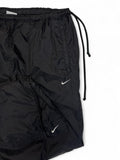 00s Nike Trackpants Off-Center Drawstring Hidden Pocket Schwarz XL