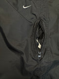 00s Nike Trackpants Off-Center Drawstring Hidden Pocket Schwarz XL