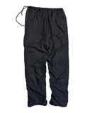 00s Nike Trackpants Off-Center Drawstring Hidden Pocket Schwarz XL